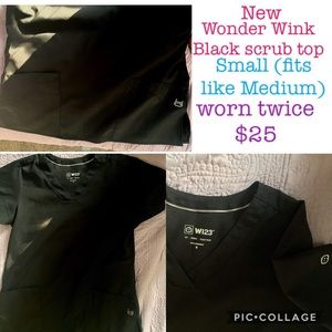 New black scrub top